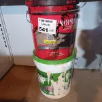 LOTE 541 - 01 BALDE DE DRYKOPRIMER ACQUA, PRIMER ASFÁLTICO A BASE D’AGUA 18L E 01 BALDE DE TINTA ACRÍLICA RENNER NA COR PÊSSEGO 18L. (NO ESTADO, LEILÃO NÃO TEM GARANTIA E NEM DEVOLUÇÃO, SUJEITO A POSSÍVEIS AVARIAS VISÍVEIS/OCULTAS E/OU AUSÊNCIA DE COMPONENTES).