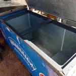 LOTE 603 - 01 FREEZER HORIZONTAL COM 01 TAMPA SEM O MOTOR. (NO ESTADO, LEILÃO NÃO TEM GARANTIA E NEM DEVOLUÇÃO, SUJEITO A POSSÍVEIS AVARIAS VISÍVEIS/OCULTAS E/OU AUSÊNCIA DE COMPONENTES).