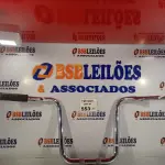 LOTE 553 - 01 GUIDÃO SECA SUVACO CROMADO. (NO ESTADO, LEILÃO NÃO TEM GARANTIA E NEM DEVOLUÇÃO, SUJEITO A POSSÍVEIS AVARIAS VISÍVEIS/OCULTAS E/OU AUSÊNCIA DE COMPONENTES).