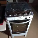 LOTE 491 - 01 FOGÃO A GÁS 04 BOCAS. (NO ESTADO, LEILÃO NÃO TEM GARANTIA E NEM DEVOLUÇÃO, SUJEITO A POSSÍVEIS AVARIAS VISÍVEIS/OCULTAS E/OU AUSÊNCIA DE COMPONENTES).