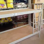 LOTE 510 - 01 CAMA BELICHE EM METAL. (NO ESTADO, LEILÃO NÃO TEM GARANTIA E NEM DEVOLUÇÃO, SUJEITO A POSSÍVEIS AVARIAS VISÍVEIS/OCULTAS E/OU AUSÊNCIA DE COMPONENTES).