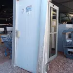 LOTE 632 - 01 PORTA PARA CÂMARA FRIA. (NO ESTADO, LEILÃO NÃO TEM GARANTIA E NEM DEVOLUÇÃO, SUJEITO A POSSÍVEIS AVARIAS VISÍVEIS/OCULTAS E/OU AUSÊNCIA DE COMPONENTES).