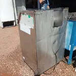 LOTE 619 - 01 MOENDA DE CANA EM AÇO INOX. (NO ESTADO, LEILÃO NÃO TEM GARANTIA E NEM DEVOLUÇÃO, SUJEITO A POSSÍVEIS AVARIAS VISÍVEIS/OCULTAS E/OU AUSÊNCIA DE COMPONENTES).