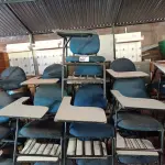 LOTE 507 - 10 CADEIRAS DE AUDITÓRIO. (NO ESTADO, LEILÃO NÃO TEM GARANTIA E NEM DEVOLUÇÃO, SUJEITO A POSSÍVEIS AVARIAS VISÍVEIS/OCULTAS E/OU AUSÊNCIA DE COMPONENTES).