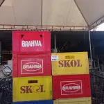 LOTE 644 - 21 ENGRADADOS PARA CERVEJAS. (NO ESTADO, LEILÃO NÃO TEM GARANTIA E NEM DEVOLUÇÃO, SUJEITO A POSSÍVEIS AVARIAS VISÍVEIS/OCULTAS E/OU AUSÊNCIA DE COMPONENTES).