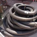LOTE 618 - 01 ROLO DE MANGUEIRA CORRUGADA 10CM 4”. (NO ESTADO, LEILÃO NÃO TEM GARANTIA E NEM DEVOLUÇÃO, SUJEITO A POSSÍVEIS AVARIAS VISÍVEIS/OCULTAS E/OU AUSÊNCIA DE COMPONENTES).