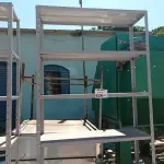 LOTE 628 - 01 ESTANTE DE FERRO COM 05 PRATELEIRAS. (NO ESTADO, LEILÃO NÃO TEM GARANTIA E NEM DEVOLUÇÃO, SUJEITO A POSSÍVEIS AVARIAS VISÍVEIS/OCULTAS E/OU AUSÊNCIA DE COMPONENTES).