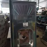LOTE 502 - 01 PIA EM AÇO INOX CIMENTADA MEDINDO 1,50M X 0,53CM. (NO ESTADO, LEILÃO NÃO TEM GARANTIA E NEM DEVOLUÇÃO, SUJEITO A POSSÍVEIS AVARIAS VISÍVEIS/OCULTAS E/OU AUSÊNCIA DE COMPONENTES).