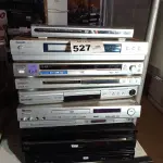 LOTE 527 - 10 APARELHOS DE DVD MARCAS E MODELOS DIVERSOS. (NO ESTADO, LEILÃO NÃO TEM GARANTIA E NEM DEVOLUÇÃO, SUJEITO A POSSÍVEIS AVARIAS VISÍVEIS/OCULTAS E/OU AUSÊNCIA DE COMPONENTES).