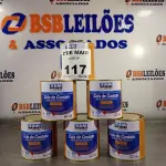 LOTE 117 - 06 LATAS DE COLA DE CONTATO TEKBOND 695ML/750G. (NO ESTADO, LEILÃO NÃO TEM GARANTIA E NEM DEVOLUÇÃO, SUJEITO A POSSÍVEIS AVARIAS VISÍVEIS/OCULTAS E/OU AUSÊNCIA DE COMPONENTES).