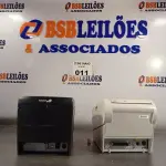 LOTE 011 - 02 IMPRESSORAS DE CUPOM SENDO 01 BEMATECH NÃO FISCAL E 01 EPSON. (NO ESTADO, LEILÃO NÃO TEM GARANTIA E NEM DEVOLUÇÃO, SUJEITO A POSSÍVEIS AVARIAS VISÍVEIS/OCULTAS E/OU AUSÊNCIA DE COMPONENTES).