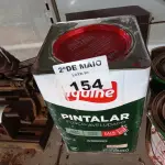 LOTE 154 - 01 LATA DE TINTA IQUINE PINTALAR INTERIORES FOSCO AVELUDADO NA COR BRANCO GELO 18L. (NO ESTADO, LEILÃO NÃO TEM GARANTIA E NEM DEVOLUÇÃO, SUJEITO A POSSÍVEIS AVARIAS VISÍVEIS/OCULTAS E/OU AUSÊNCIA DE COMPONENTES).