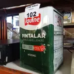 LOTE 102 - 01 LATA DE TINTA IQUINE PINTALAR INTERIORES FOSCO AVELUDADO NA COR BRANCO GELO 18L. (NO ESTADO, LEILÃO NÃO TEM GARANTIA E NEM DEVOLUÇÃO, SUJEITO A POSSÍVEIS AVARIAS VISÍVEIS/OCULTAS E/OU AUSÊNCIA DE COMPONENTES).