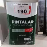 LOTE 190 - 01 LATA DE TINTA IQUINE PINTALAR INTERIORES FOSCO AVELUDADO NA COR BRANCO 18L. (NO ESTADO, LEILÃO NÃO TEM GARANTIA E NEM DEVOLUÇÃO, SUJEITO A POSSÍVEIS AVARIAS VISÍVEIS/OCULTAS E/OU AUSÊNCIA DE COMPONENTES).