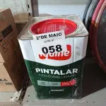 LOTE 058 - 01 LATA DE TINTA IQUINE PINTALAR INTERIORES FOSCO AVELUDADO NA COR BRANCO GELO 18L. (NO ESTADO, LEILÃO NÃO TEM GARANTIA E NEM DEVOLUÇÃO, SUJEITO A POSSÍVEIS AVARIAS VISÍVEIS/OCULTAS E/OU AUSÊNCIA DE COMPONENTES).