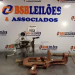 LOTE 152 - 01 MORSA PARA TORNO E 01 DESCASCADOR DE LARANJAS. (NO ESTADO, LEILÃO NÃO TEM GARANTIA E NEM DEVOLUÇÃO, SUJEITO A POSSÍVEIS AVARIAS VISÍVEIS/OCULTAS E/OU AUSÊNCIA DE COMPONENTES).