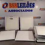LOTE 186 - 01 LOTE COM VÁRIOS PAINÉIS DE LED DE EMBUTIR MARCAS E MODELOS DIVERSOS. (NO ESTADO, LEILÃO NÃO TEM GARANTIA E NEM DEVOLUÇÃO, SUJEITO A POSSÍVEIS AVARIAS VISÍVEIS/OCULTAS E/OU AUSÊNCIA DE COMPONENTES).