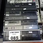 LOTE 085 - 04 CPU’S MARCAS E MODELOS DIVERSOS PARA RETIRADA DE PEÇAS. (NO ESTADO, LEILÃO NÃO TEM GARANTIA E NEM DEVOLUÇÃO, SUJEITO A POSSÍVEIS AVARIAS VISÍVEIS/OCULTAS E/OU AUSÊNCIA DE COMPONENTES).