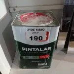 LOTE 190 - 01 LATA DE TINTA IQUINE PINTALAR INTERIORES FOSCO AVELUDADO NA COR BRANCO 18L. (NO ESTADO, LEILÃO NÃO TEM GARANTIA E NEM DEVOLUÇÃO, SUJEITO A POSSÍVEIS AVARIAS VISÍVEIS/OCULTAS E/OU AUSÊNCIA DE COMPONENTES).