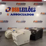 LOTE 142 - 03 IMPRESSORAS DE CUPOM SENDO 01 BEMATECH FISCAL, 01 EPSON, 01 DIEBLOLD E 01 FONTE 24V. (NO ESTADO, LEILÃO NÃO TEM GARANTIA E NEM DEVOLUÇÃO, SUJEITO A POSSÍVEIS AVARIAS VISÍVEIS/OCULTAS E/OU AUSÊNCIA DE COMPONENTES).