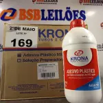 LOTE 169 - 06 TUBOS DE ADESIVO PLÁSTICO PARA TUBOS E CONEXÕES DE PVC RÍGIDO LINHA ÁGUA FRIA 850G. (NO ESTADO, LEILÃO NÃO TEM GARANTIA E NEM DEVOLUÇÃO, SUJEITO A POSSÍVEIS AVARIAS VISÍVEIS/OCULTAS E/OU AUSÊNCIA DE COMPONENTES).