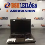 LOTE 045 - 01 NOTEBOOK MARCA HP I5 MODELO PROBOOK 6460B COM BATERIA PARA RETIRADA DE PEÇAS. (NO ESTADO, LEILÃO NÃO TEM GARANTIA E NEM DEVOLUÇÃO, SUJEITO A POSSÍVEIS AVARIAS VISÍVEIS/OCULTAS E/OU AUSÊNCIA DE COMPONENTES).