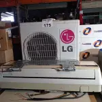 LOTE 175 - 01 AR CONDICIONADO MARCA LG 9.000BTU. (NO ESTADO, LEILÃO NÃO TEM GARANTIA E NEM DEVOLUÇÃO, SUJEITO A POSSÍVEIS AVARIAS VISÍVEIS/OCULTAS E/OU AUSÊNCIA DE COMPONENTES).