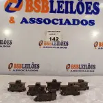 LOTE 142 - 05 APONTADORES DE METAL (LOCOMOTIVA E VAGÕES). (NO ESTADO, LEILÃO NÃO TEM GARANTIA E NEM DEVOLUÇÃO, SUJEITO A POSSÍVEIS AVARIAS VISÍVEIS/OCULTAS E/OU AUSÊNCIA DE COMPONENTES).