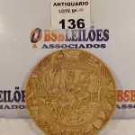 LOTE 136 - 01 PRATO DE PAREDE. (NO ESTADO, LEILÃO NÃO TEM GARANTIA E NEM DEVOLUÇÃO, SUJEITO A POSSÍVEIS AVARIAS VISÍVEIS/OCULTAS E/OU AUSÊNCIA DE COMPONENTES).