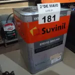 LOTE 181 - 01 LATA DE TEXTURATTO PREMIUM SUVINIL EFEITO BRILHO BASE 24KG. (NO ESTADO, LEILÃO NÃO TEM GARANTIA E NEM DEVOLUÇÃO, SUJEITO A POSSÍVEIS AVARIAS VISÍVEIS/OCULTAS E/OU AUSÊNCIA DE COMPONENTES).