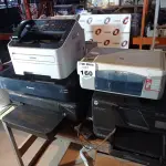 LOTE 160 - 10 IMPRESSORAS MARCAS E MODELOS DIVERSOS PARA RETIRADA DE PEÇAS. (NO ESTADO, LEILÃO NÃO TEM GARANTIA E NEM DEVOLUÇÃO, SUJEITO A POSSÍVEIS AVARIAS VISÍVEIS/OCULTAS E/OU AUSÊNCIA DE COMPONENTES).