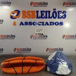 LOTE 170 - 01 BOLA DE BASQUETE E 01 BOLA DE FUTEBOL. (NO ESTADO, LEILÃO NÃO TEM GARANTIA E NEM DEVOLUÇÃO, SUJEITO A POSSÍVEIS AVARIAS VISÍVEIS/OCULTAS E/OU AUSÊNCIA DE COMPONENTES).