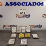 LOTE 002 - 10 HARD DISCO PARA NOTEBOOK MARCAS E MODELOS DIVERSOS. (NO ESTADO, LEILÃO NÃO TEM GARANTIA E NEM DEVOLUÇÃO, SUJEITO A POSSÍVEIS AVARIAS VISÍVEIS/OCULTAS E/OU AUSÊNCIA DE COMPONENTES).