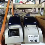 LOTE 105 - 02 IMPRESSORAS DE CARTÃO DATACARD SP55 PLUS. (NO ESTADO, LEILÃO NÃO TEM GARANTIA E NEM DEVOLUÇÃO, SUJEITO A POSSÍVEIS AVARIAS VISÍVEIS/OCULTAS E/OU AUSÊNCIA DE COMPONENTES).