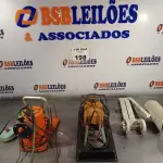 LOTE 198 - 02 BOMBAS DE VÁCUO E 02 APOIOS DE BRAÇO. (NO ESTADO, LEILÃO NÃO TEM GARANTIA E NEM DEVOLUÇÃO, SUJEITO A POSSÍVEIS AVARIAS VISÍVEIS/OCULTAS E/OU AUSÊNCIA DE COMPONENTES).