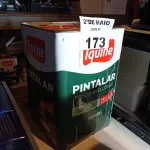 LOTE 173 - 01 LATA DE TINTA IQUINE PINTALAR INTERIORES FOSCO AVELUDADO NA COR PALHA 18L. (NO ESTADO, LEILÃO NÃO TEM GARANTIA E NEM DEVOLUÇÃO, SUJEITO A POSSÍVEIS AVARIAS VISÍVEIS/OCULTAS E/OU AUSÊNCIA DE COMPONENTES).