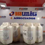 LOTE 133 - 20 LITROS DE ESPUMA HIGIENIZADORA PARA ANTISSEPSIA INSTANTÂNEA DAS MÃOS. (NO ESTADO, LEILÃO NÃO TEM GARANTIA E NEM DEVOLUÇÃO, SUJEITO A POSSÍVEIS AVARIAS VISÍVEIS/OCULTAS E/OU AUSÊNCIA DE COMPONENTES).