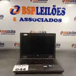 LOTE 044 - 01 NOTEBOOK MARCA HP I5 MODELO PROBOOK 6460B COM BATERIA PARA RETIRADA DE PEÇAS. (NO ESTADO, LEILÃO NÃO TEM GARANTIA E NEM DEVOLUÇÃO, SUJEITO A POSSÍVEIS AVARIAS VISÍVEIS/OCULTAS E/OU AUSÊNCIA DE COMPONENTES).