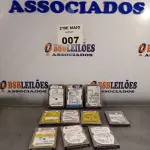LOTE 007 - 10 HARD DISCO PARA NOTEBOOK MARCAS E MODELOS DIVERSOS. (NO ESTADO, LEILÃO NÃO TEM GARANTIA E NEM DEVOLUÇÃO, SUJEITO A POSSÍVEIS AVARIAS VISÍVEIS/OCULTAS E/OU AUSÊNCIA DE COMPONENTES).