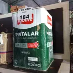 LOTE 184 - 01 LATA DE TINTA IQUINE PINTALAR INTERIORES FOSCO AVELUDADO NA COR BRANCO GELO 18L. (NO ESTADO, LEILÃO NÃO TEM GARANTIA E NEM DEVOLUÇÃO, SUJEITO A POSSÍVEIS AVARIAS VISÍVEIS/OCULTAS E/OU AUSÊNCIA DE COMPONENTES).