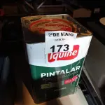 LOTE 173 - 01 LATA DE TINTA IQUINE PINTALAR INTERIORES FOSCO AVELUDADO NA COR PALHA 18L. (NO ESTADO, LEILÃO NÃO TEM GARANTIA E NEM DEVOLUÇÃO, SUJEITO A POSSÍVEIS AVARIAS VISÍVEIS/OCULTAS E/OU AUSÊNCIA DE COMPONENTES).