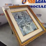 LOTE 127 - 01 QUADRO RÉPLICA DO ARTISTA EL GREGO (1540- 1614). (NO ESTADO, LEILÃO NÃO TEM GARANTIA E NEM DEVOLUÇÃO, SUJEITO A POSSÍVEIS AVARIAS VISÍVEIS/OCULTAS E/OU AUSÊNCIA DE COMPONENTES).