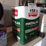 LOTE 158 - 01 LATA DE TINTA IQUINE PINTALAR INTERIORES FOSCO AVELUDADO NA COR BRANCO GELO 18L. (NO ESTADO, LEILÃO NÃO TEM GARANTIA E NEM DEVOLUÇÃO, SUJEITO A POSSÍVEIS AVARIAS VISÍVEIS/OCULTAS E/OU AUSÊNCIA DE COMPONENTES).
