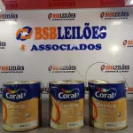 LOTE 035 - 03 - LATAS EFEITO MÁRMORE DECORA - CORAL (NO ESTADO, NÃO SABEMOS SE FUNCIONA. LEILÃO NÃO TEM GARANTIA E NEM DEVOLUÇÃO, SUJEITO A POSSÍVEIS AVARIAS VISÍVEIS/OCULTAS E/OU AUSÊNCIA DE COMPONENTES)