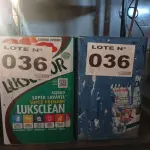 LOTE 036 - 02 – LATAS DE TINTAS (NO ESTADO, NÃO SABEMOS SE FUNCIONA. LEILÃO NÃO TEM GARANTIA E NEM DEVOLUÇÃO, SUJEITO A POSSÍVEIS AVARIAS VISÍVEIS/OCULTAS E/OU AUSÊNCIA DE COMPONENTES)
