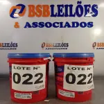 LOTE 022 - 02 - MASSAS ACRÍLICA EUCATEX 5,8KG (NO ESTADO, NÃO SABEMOS SE FUNCIONA. LEILÃO NÃO TEM GARANTIA E NEM DEVOLUÇÃO, SUJEITO A POSSÍVEIS AVARIAS VISÍVEIS/OCULTAS E/OU AUSÊNCIA DE COMPONENTES)