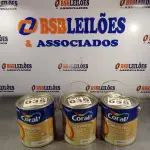 LOTE 035 - 03 - LATAS EFEITO MÁRMORE DECORA - CORAL (NO ESTADO, NÃO SABEMOS SE FUNCIONA. LEILÃO NÃO TEM GARANTIA E NEM DEVOLUÇÃO, SUJEITO A POSSÍVEIS AVARIAS VISÍVEIS/OCULTAS E/OU AUSÊNCIA DE COMPONENTES)