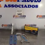 LOTE 342 - 02 FECHADURAS CRISTINA 40X53 EXTERNA ESPELHO CROMADO. (NO ESTADO, LEILÃO NÃO TEM GARANTIA E NEM DEVOLUÇÃO, SUJEITO A POSSÍVEIS AVARIAS VISÍVEIS/OCULTAS E/OU AUSÊNCIA DE COMPONENTES).