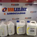 LOTE 458 - 20 LITROS DE DESINFETANTE HOSPITALAR PARA SUPERFÍCIES FIXAS E ARTIGOS NÃO CRÍTICOS. (NO ESTADO, LEILÃO NÃO TEM GARANTIA E NEM DEVOLUÇÃO, SUJEITO A POSSÍVEIS AVARIAS VISÍVEIS/OCULTAS E/OU AUSÊNCIA DE COMPONENTES).