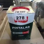 LOTE 278 - 01 LATA DE TINTA IQUINE PINTALAR INTERIORES FOSCO AVELUDADO NA COR BRANCO GELO 18L. (NO ESTADO, LEILÃO NÃO TEM GARANTIA E NEM DEVOLUÇÃO, SUJEITO A POSSÍVEIS AVARIAS VISÍVEIS/OCULTAS E/OU AUSÊNCIA DE COMPONENTES).